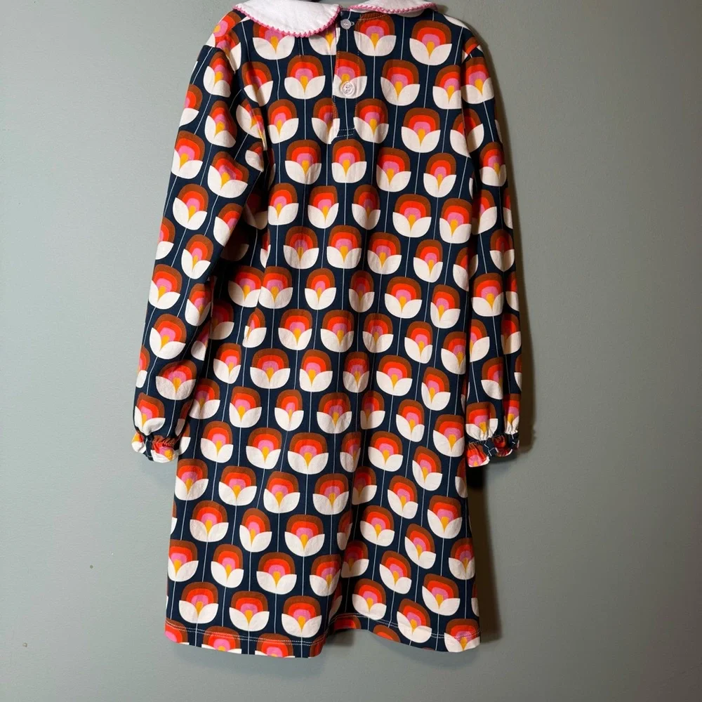 The OAKS Apparel Company Girls‎ Size 7 Dress Retro Print NWOT